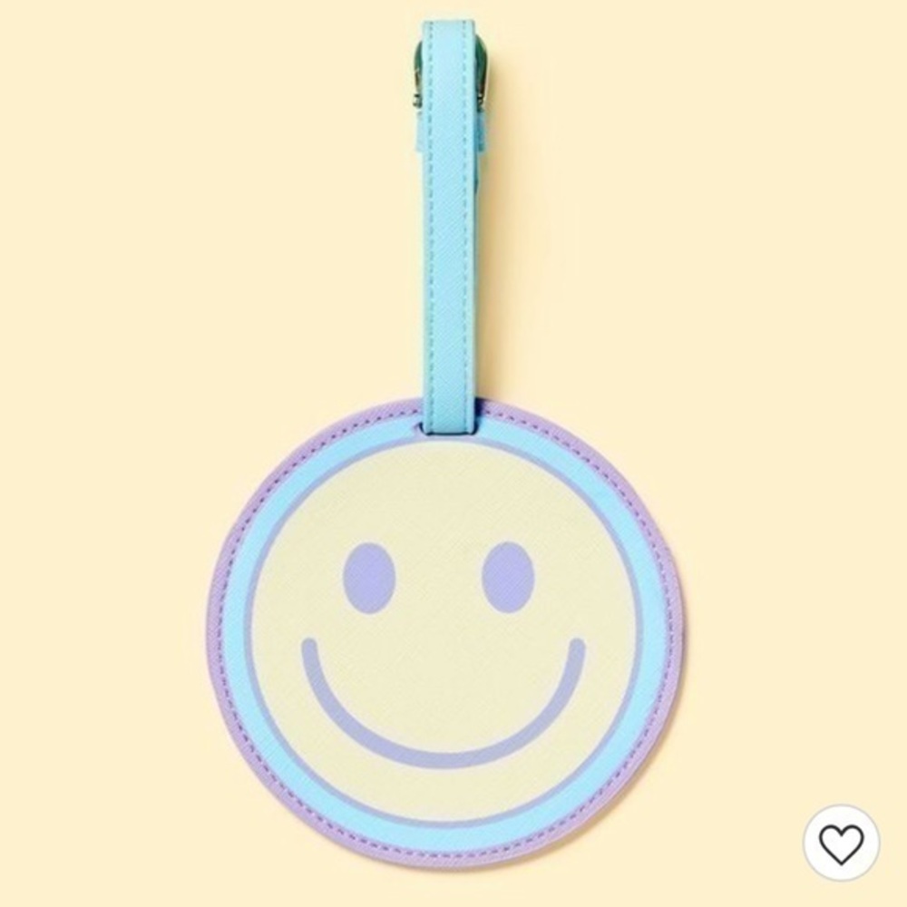 Stoney Clover Lane X target Collection happy face Luggage Tag